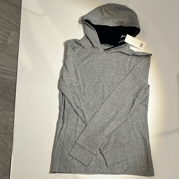 Vince men’s cotton thermal long t-shirt with hood size extra small with tags - Picture 1 of 9